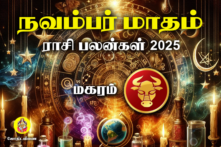 நவம்பர் மாதம் ராசி பலன்கள் 2025 - மகரம்